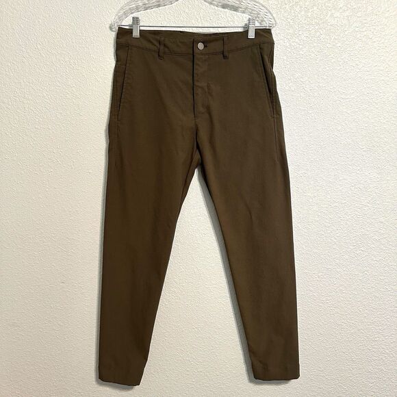 Outlier Pants Mens Size 31 Brown Nylon Stretch Strong Twill Tapered Casual - Picture 1 of 12